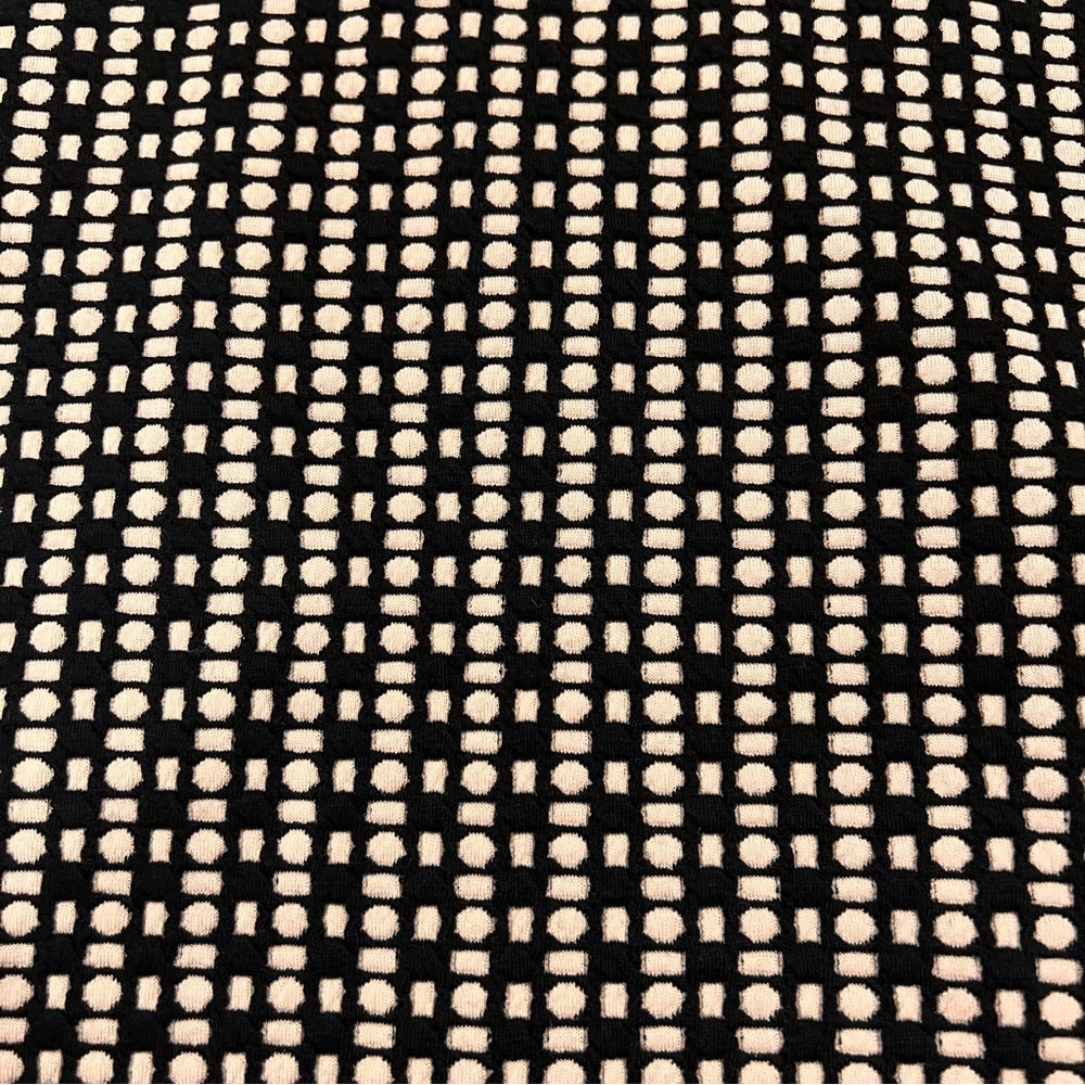 NEW $80 Ann Taylor LOFT Sleeveless Knee-Length Fit & Flare Dress Black Geo Print - Picture 7 of 16